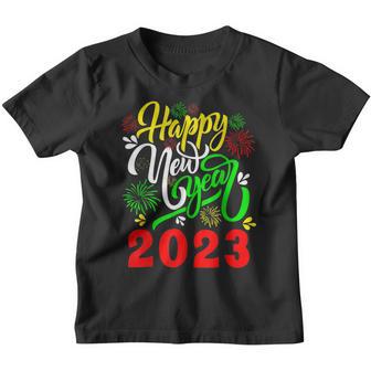 New Years Eve Party Supplies Kids Nye 2023 Happy New Year V6 Youth T-shirt - Thegiftio UK