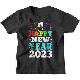 New Years Eve Party Supplies Kids Nye 2023 Happy New Year Youth T-shirt - Thegiftio UK