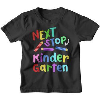 Next Stop Kindergarten Preschool Graduation 2023 Boy Girl Youth T-shirt - Thegiftio UK