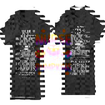Nicu Nurse Halloween I Care For The Cutest Pumpkins In Patch V2 Youth T-shirt - Thegiftio