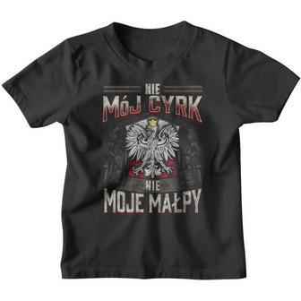 Not My Circus Not My Monkeys In Polish Long Sleeve Youth T-shirt - Thegiftio UK