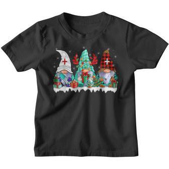 Nurse Christmas Gnomes Cute Nurses Xmas Pajamas Pjs Women V2 Youth T-shirt - Thegiftio UK