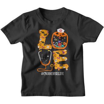 Nurse Halloween Costumes For Women Wth Love Cna Life Pumpkin V2 Youth T-shirt - Thegiftio UK