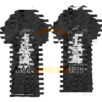 Nurses I Found This Humerus Funny Ghost Nurse Halloween 2022 V2 Youth T-shirt - Thegiftio UK