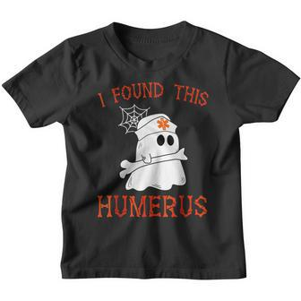 Nurses I Found This Humerus Funny Ghost Nurse Halloween 2022 Youth T-shirt - Thegiftio UK