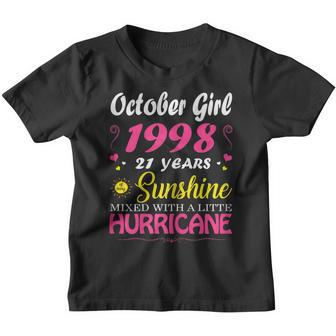 October Girl 1998 Tshirt 21St Birthday Gift 21 Years Old Youth T-shirt | Mazezy