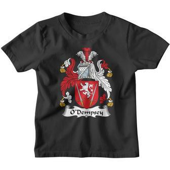 Odempsey Coat Of Arms Irish Family Crests Youth T-shirt - Thegiftio UK