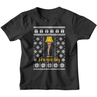 Official A Christmas Story Leg Lamp Ugly Youth T-shirt - Thegiftio UK
