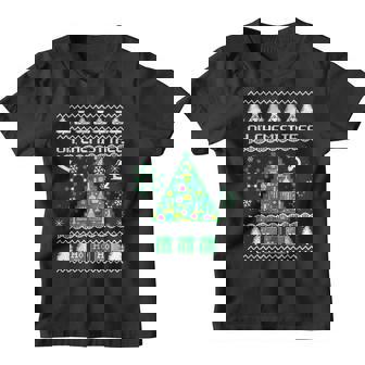 Oh Chemist Tree Ho Ho Ho Ugly Christmas Science Chemistry Youth T-shirt - Thegiftio