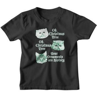 Oh Christmas Tree Your Ornaments Are History Youth T-shirt - Thegiftio UK