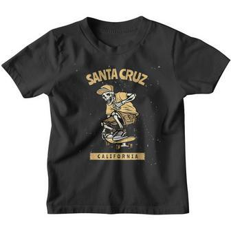 Old School Skater Santa Cruz California Youth T-shirt | Mazezy