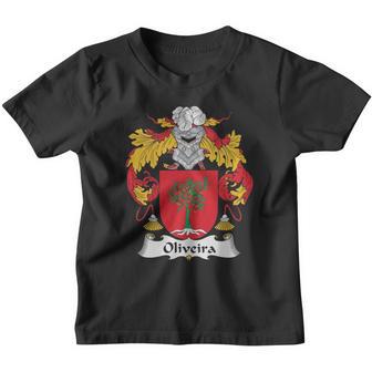 Oliveira Family Crest Portuguese Family Crests Youth T-shirt - Thegiftio UK