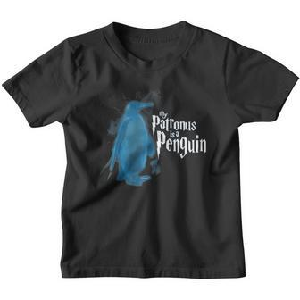 Original My Patronus Is A Penguin Halloween Costume Wizard Shirt Youth T-shirt - Thegiftio UK