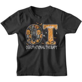 Ot Occupational Therapy Therapist Halloween Ota Spooky V2 Youth T-shirt - Thegiftio UK