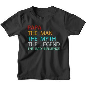 Papa The Man The Myth The Legend Youth T-shirt - Monsterry UK