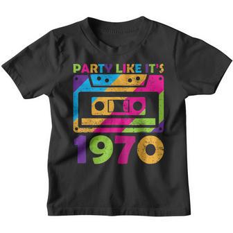 Party Like Its 1970 Retro 70S Party Costume Halloween Youth T-shirt - Thegiftio UK