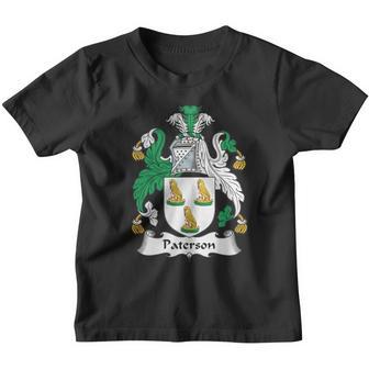Paterson Family Crest Scottish Family Crests Youth T-shirt - Thegiftio UK
