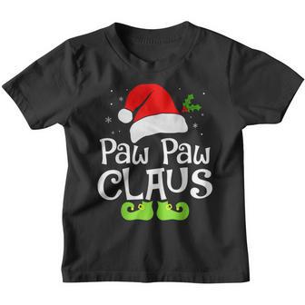 Paw Paw Claus Christmas Santa Family Matching Pajamas Xmas Youth T-shirt - Thegiftio UK