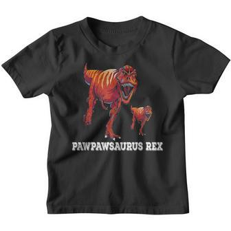 Pawpawsaurus Rex 3 Kids Funny Dinosaurs Birthday Youth T-shirt - Seseable