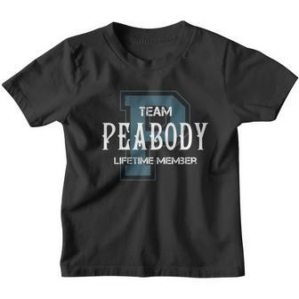 Peabody Shirts - Team Peabody Lifetime Member Name Shirts Youth T-shirt - Thegiftio UK