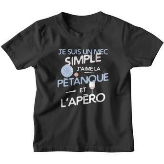 Petanque - Un Mec Simple Youth T-shirt