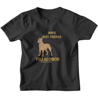 Pitbull Mans Best Friend Villalobos Rescue Youth T-shirt - Thegiftio UK