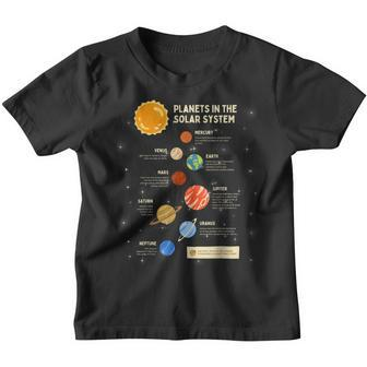 Planets Solar System Outer Space Science Boys Girls Kids Youth T-shirt | Mazezy AU