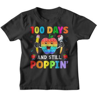 Poppin My Way Through 100 Days Of School V2 Youth T-shirt - Thegiftio UK