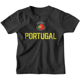 Portugal Soccer Sport Team Fan Football Portuguese Flag 2022 Youth T-shirt - Thegiftio UK