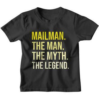 Postal Worker Mailman Gift The Man Myth Legend Cute Gift V2 Youth T-shirt - Monsterry CA
