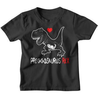 Preggosaurus Rex Pregnant Mom Gifts Dinosaur T Rex V2 Youth T-shirt - Thegiftio UK