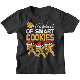 Preschool Teacher Of Smart Cookies Vintage Christmas Teacher Youth T-shirt - Thegiftio UK