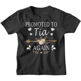 Promoted To Tia Again Mothers Day Youth T-shirt - Thegiftio UK