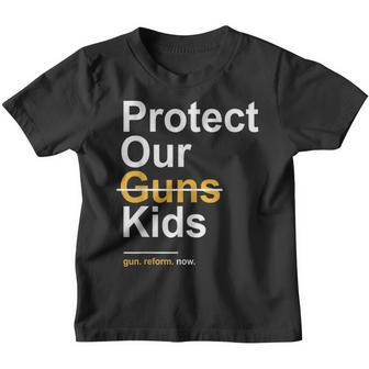 Protect Our Kids Not Guns Gun Control Now End Gun Violence Youth T-shirt | Mazezy