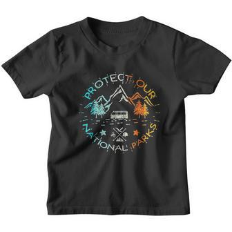 Protect Our US National Parks Preserve Camping Hiking Youth T-shirt - Thegiftio UK