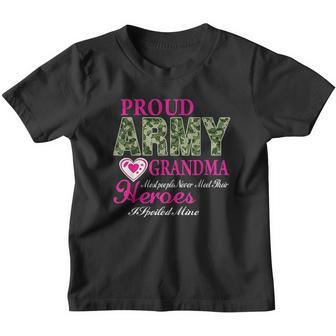 Proud Army Grandma V3 Youth T-shirt - Thegiftio UK