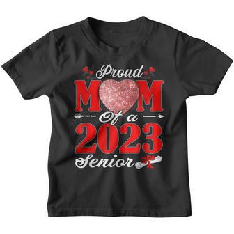 Proud Mom Of A 2023 Graduate Mother 2023 Graduation Youth T-shirt - Thegiftio UK
