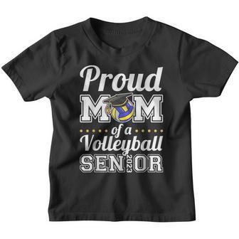 Proud Mom Of A Volleyball Senior 2023 Youth T-shirt - Thegiftio UK