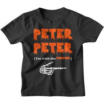 Pumpkin Eater Costume Halloween Splash V3 Youth T-shirt - Thegiftio UK