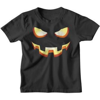 Pumpkin Face Halloween V2 Youth T-shirt - Thegiftio UK