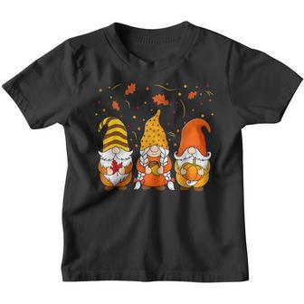 Pumpkin Gnomes Fall Autumn Cute Halloween Thanksgiving V10 Youth T-shirt - Thegiftio UK