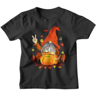 Pumpkin Gnomes Fall Autumn Cute Halloween Thanksgiving V7 Youth T-shirt - Thegiftio UK