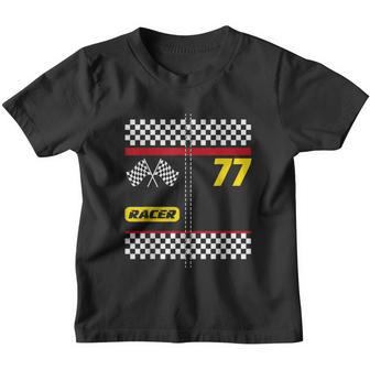 Race Car Driver Costume For Halloween Boys Mens Youth T-shirt - Monsterry