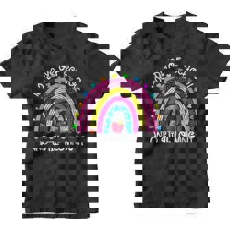 Rainbow 100 Days And Still Loving It 100Th Day Of School V2 Youth T-shirt - Seseable