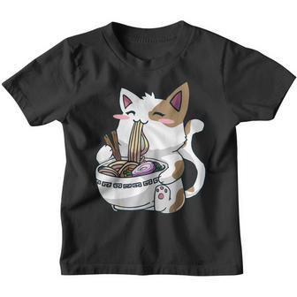 Ramen Cat Kawaii Anime Otaku V2 Youth T-shirt - Thegiftio UK