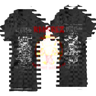 Ramirez Name Gift Ramirez Name Halloween Gift Youth T-shirt - Thegiftio