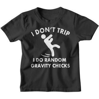 Random Gravity Checks Funny Youth T-shirt - Monsterry UK