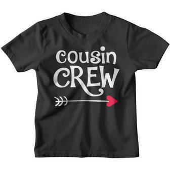 Red Heart & Arrow Cousin Crew Kids & Girls Youth T-shirt - Thegiftio UK