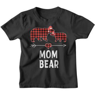 Red Plaid Mom Buffalo Matching Family Pajama Christmas Youth T-shirt - Thegiftio UK