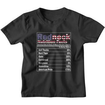 Redneck Nutrition Facts 4Th Of July Country Funny V3 Youth T-shirt - Thegiftio UK